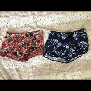 Floral summer shorts